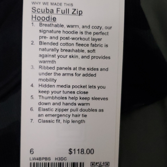 Scuba full zip hoodie - Picture 9 of 12